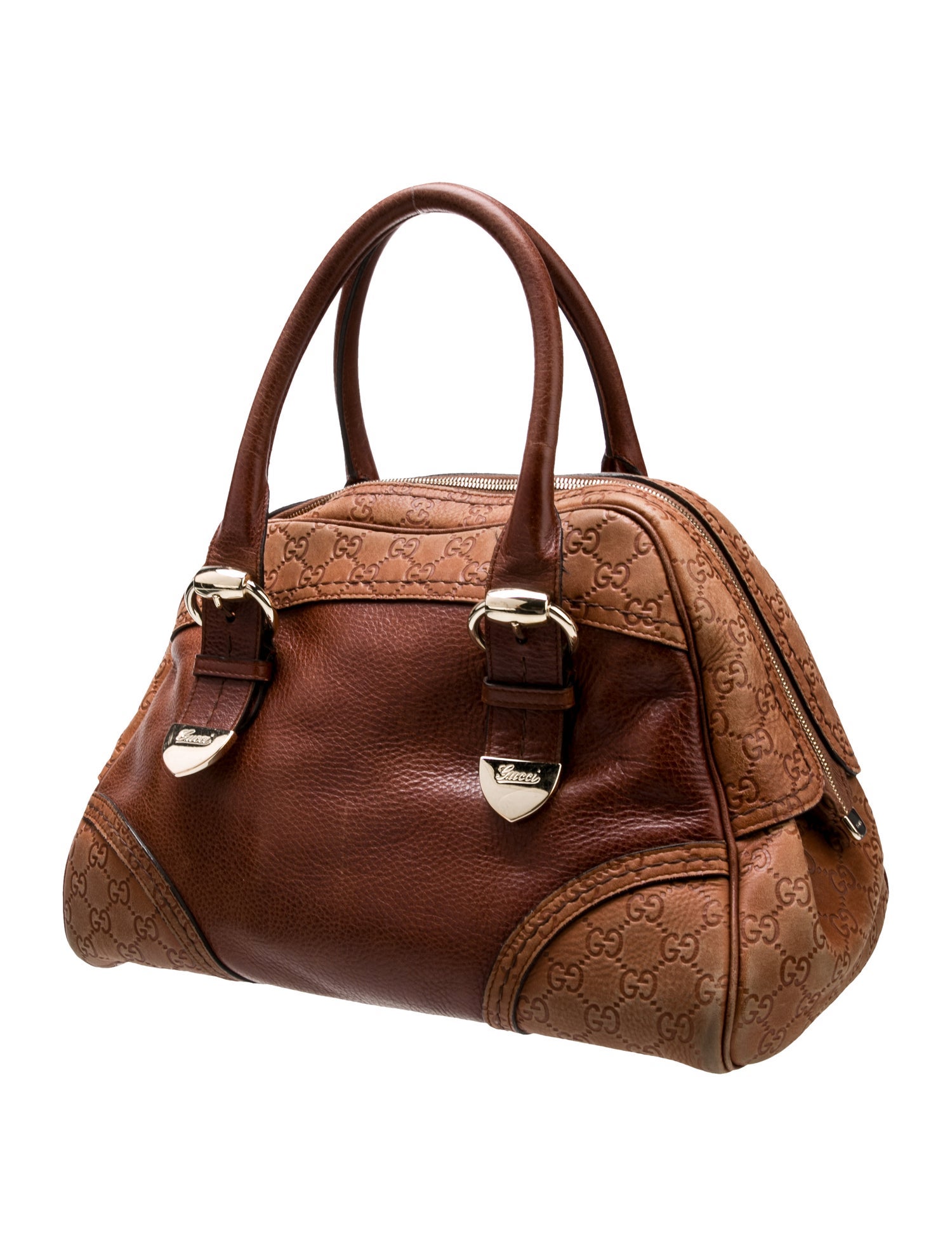 Gucci Leather Top Handle Bag